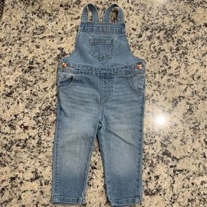 Toddler denim overalls